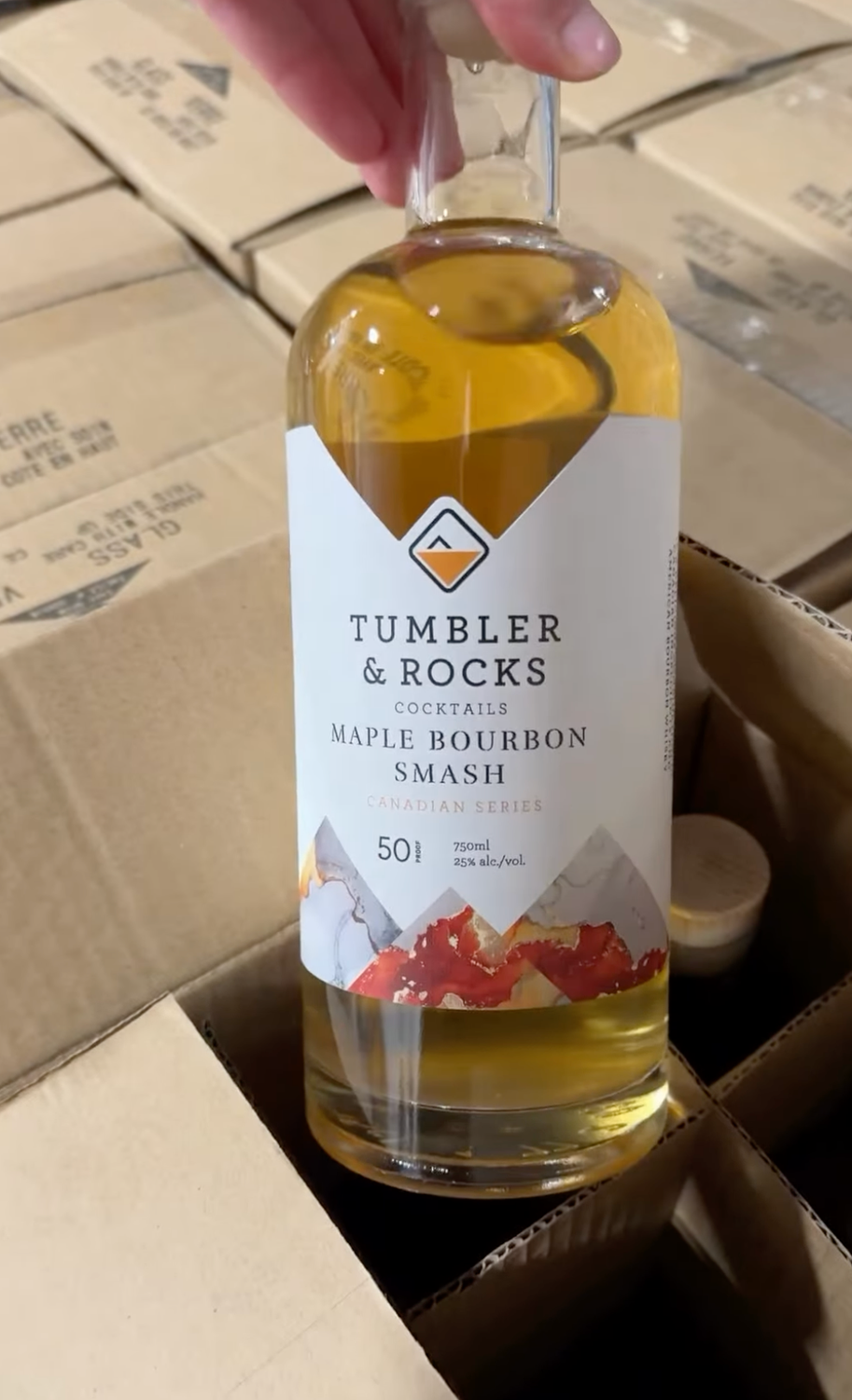 Tumbler &amp; Rocks Maple Bourbon Smash · 750 ml
