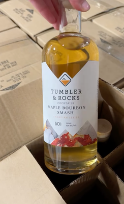 Tumbler &amp; Rocks Maple Bourbon Smash · 750 ml