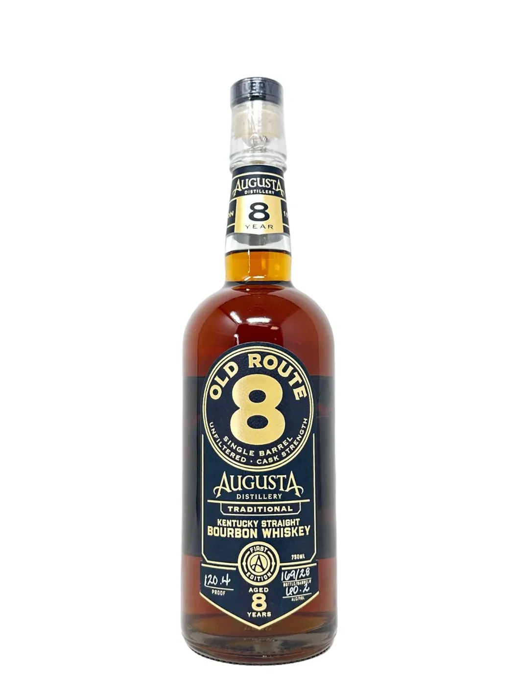 Augusta Distillery &#39;Old Route 8&#39; Single Barrel Bourbon · 750 ml