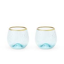 Aqua Bubble Stemless- Set of 2