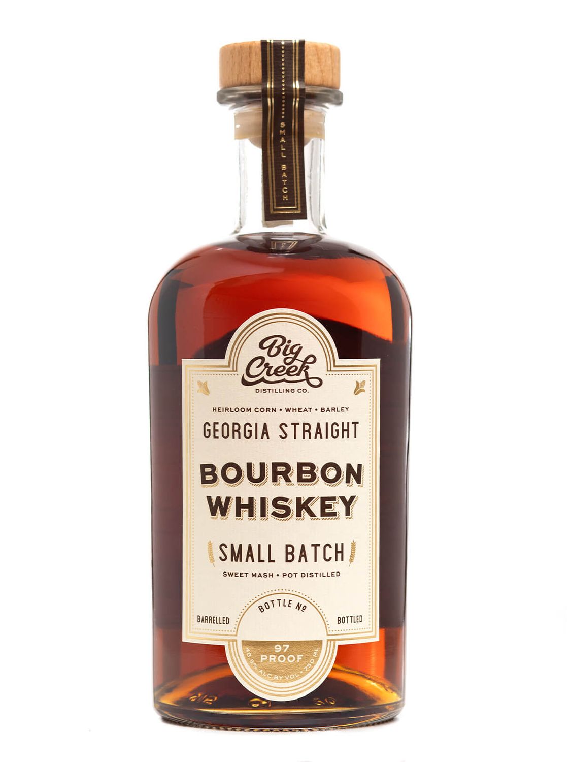 Big Creek Georgia Straight Small Batch Wheated Bourbon - 750ml