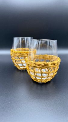 Island Stemless Wine Glass- Set of 2