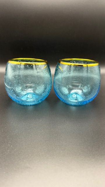 Aqua Bubble Stemless- Set of 2