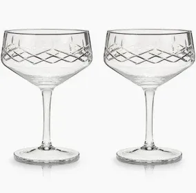Viski Admiral Coupe Glasses, Set of 2
