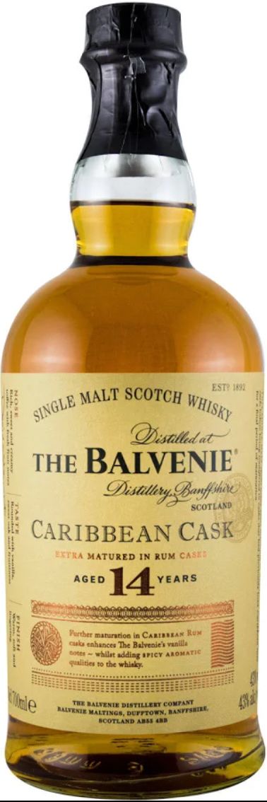 Balvenie 14yr Scotch Caribbean Cask 750 ml