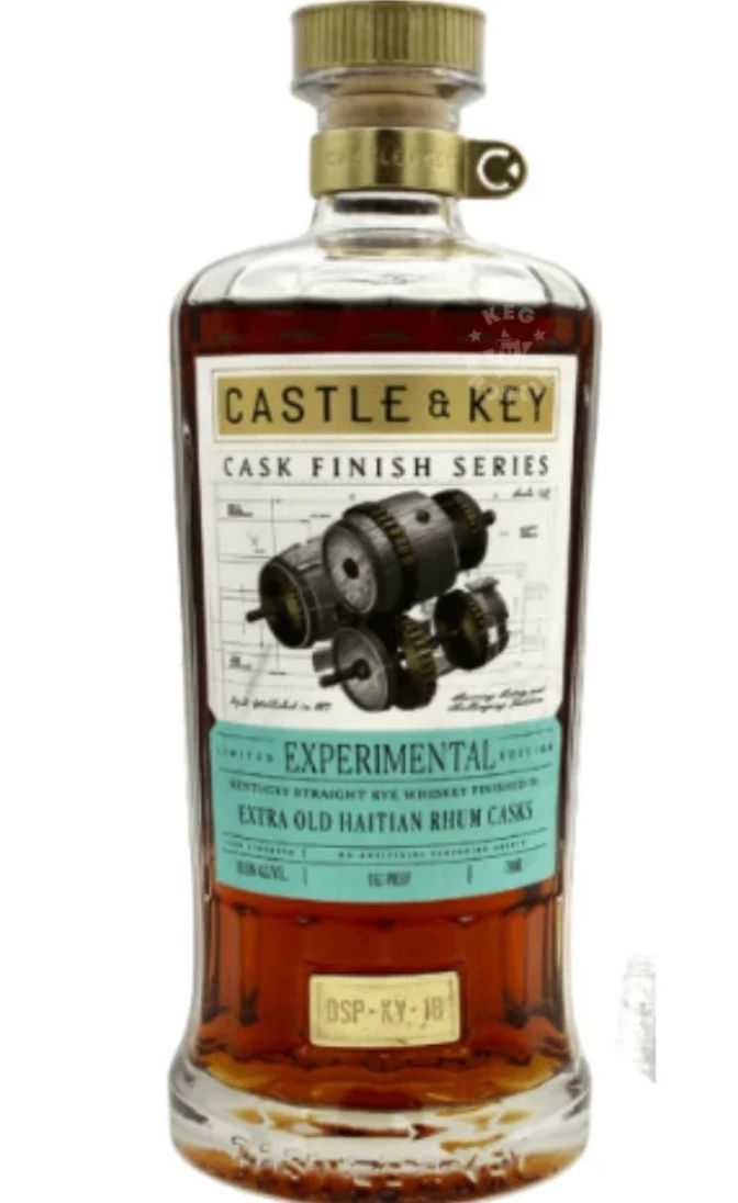 Castle &amp; Key Experimental Rye Finished in Haitian Rhum Barrels 750 ml