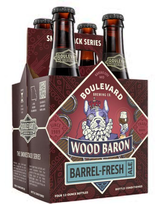 Boulevard Wood Baron Barrel-Fresh Ale 12 oz 4-pk
