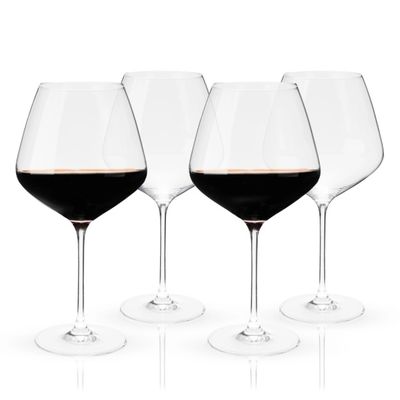 Reserve Inez Crystal Burgundy Set of 4