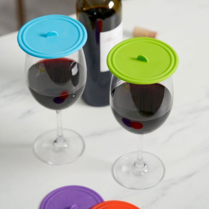 True Assorted Dome Wine Glass Cover · Set of 4