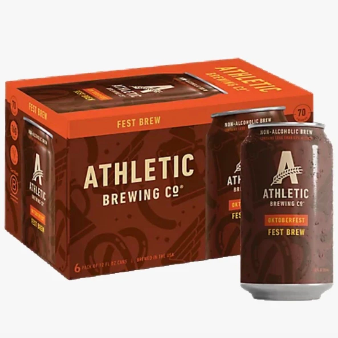 Athletic Brewing Oktoberfest Non-Alcoholic Beer 6pk