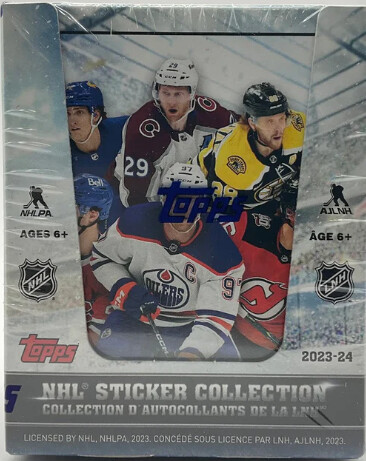 2023-24 Topps NHL Sticker Collection Hobby Box
