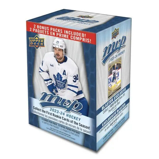 2023-24 Upper Deck MVP Hockey Blaster Box - BEDARD RC + DRAFT
