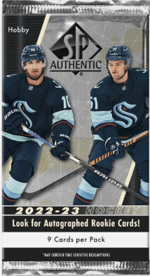 2022-23 Upper Deck SP Authentic Hockey Hobby Pack