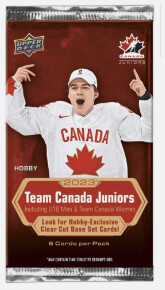 2023 Upper Deck Team Canada Juniors Hockey Hobby Pack

