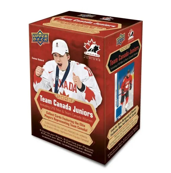 2023 Upper Deck Team Canada Juniors Hockey Blaster Box