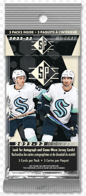 2022-23 Upper Deck SP Hockey Hanger Pack

