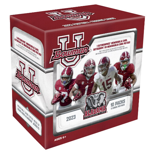 2023-24 Bowman U College Football Hobby Box | Alabama Crimson Tide