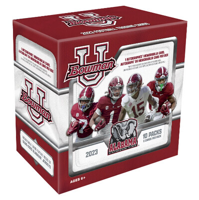 2023-24 Bowman U College Football Hobby Box | Alabama Crimson Tide