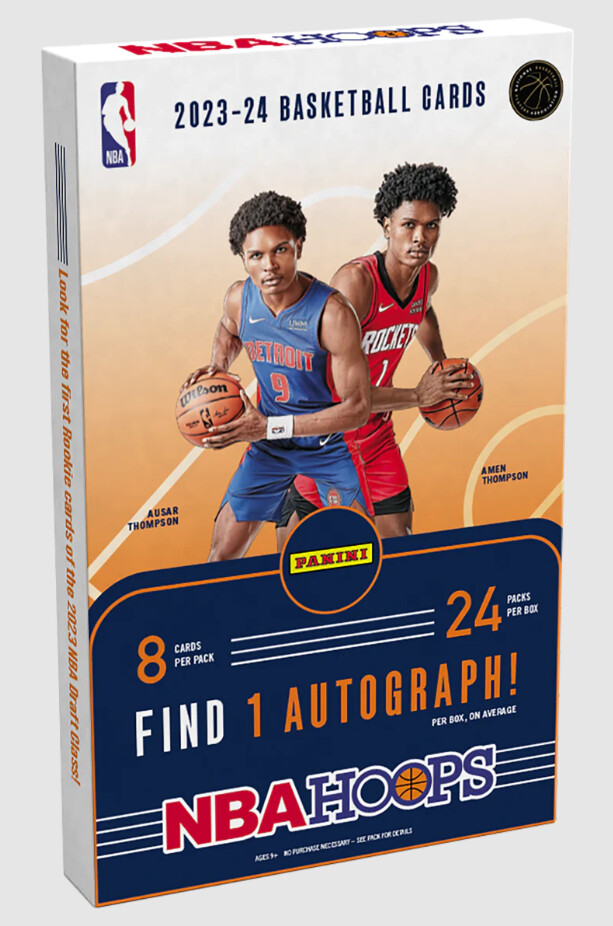 2023-24 Panini NBA HOOPS Basketball Hobby Box