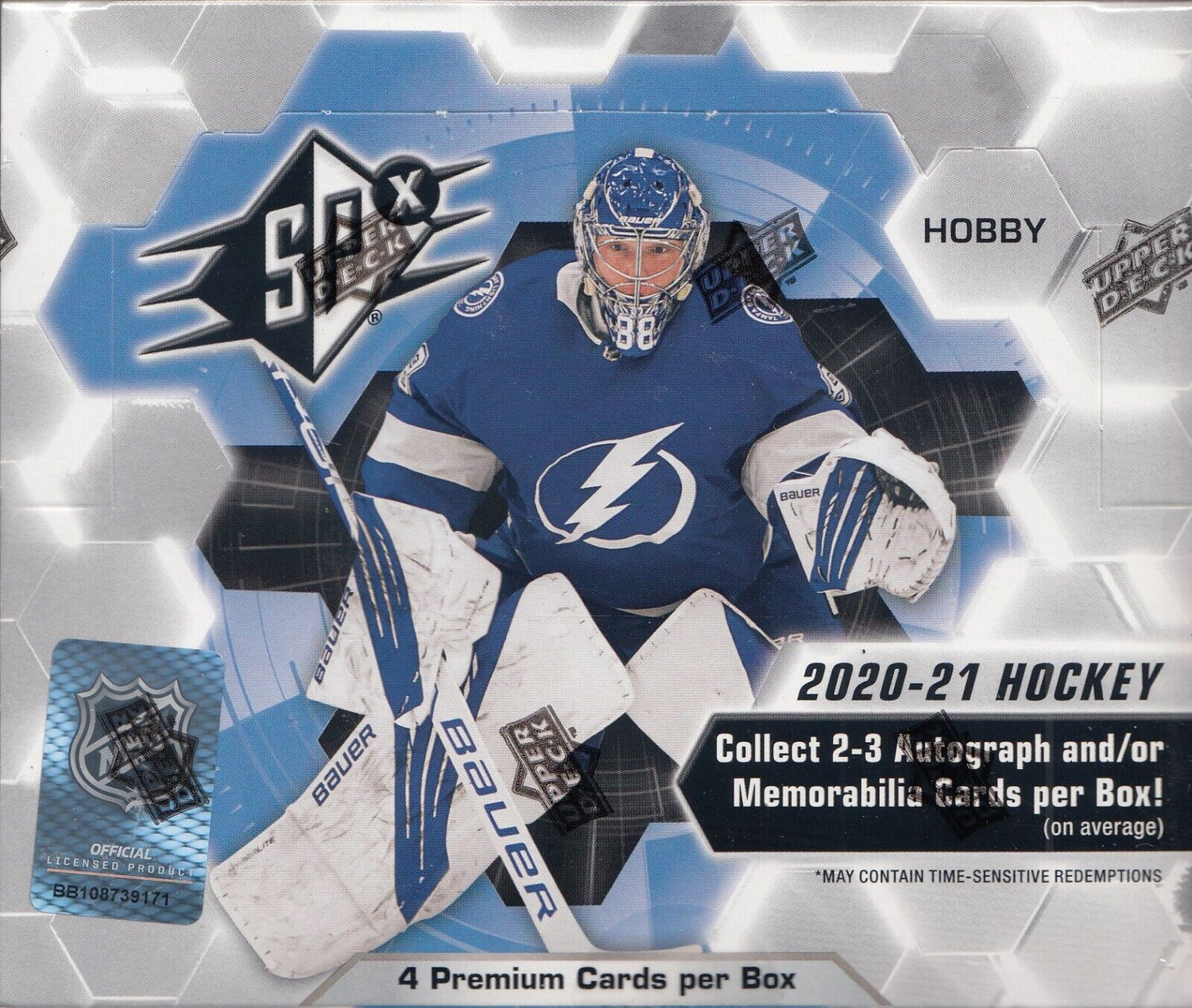 2020-21 Upper Deck SPX Hockey Hobby Box