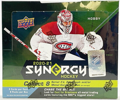 2020-21 Upper Deck Synergy Hockey Hobby Box


