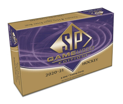 2020-21 Upper Deck SP Game Used Hockey Hobby Box

