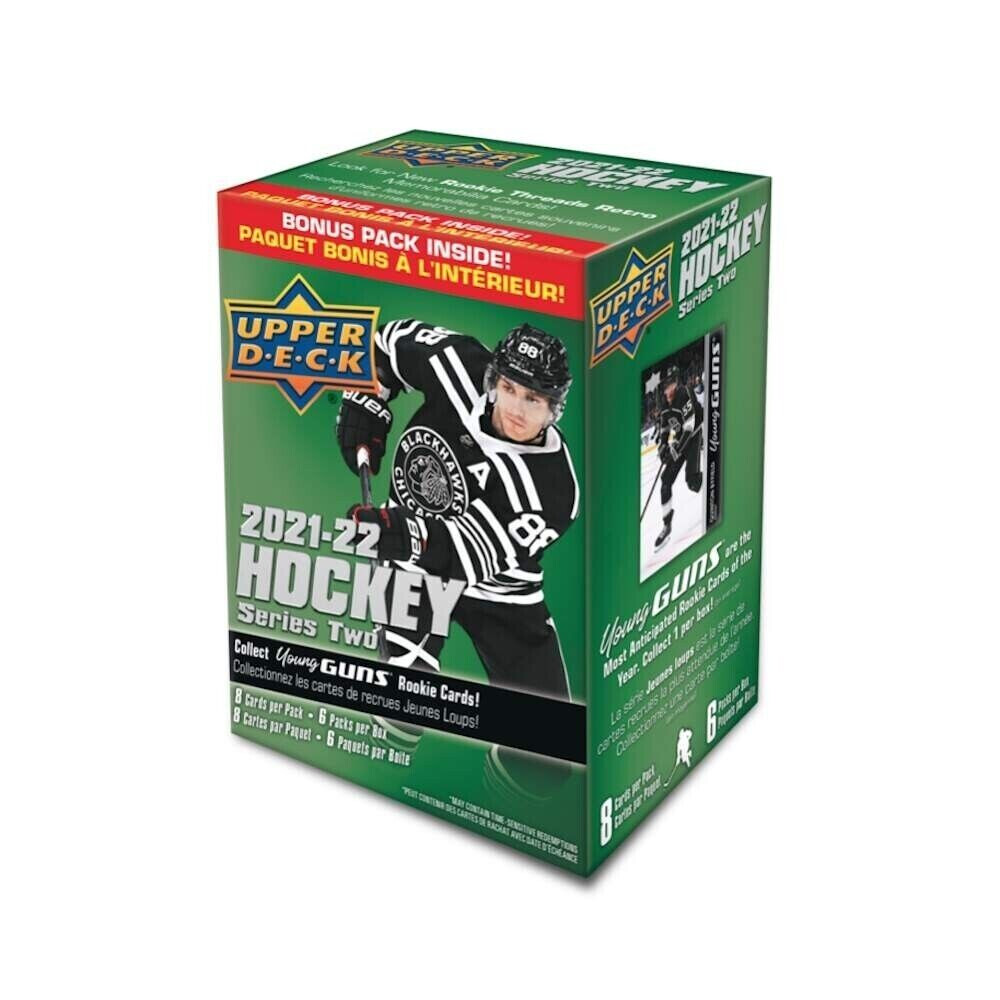 2021-22 Upper Deck Series Two Hockey Blaster Box
