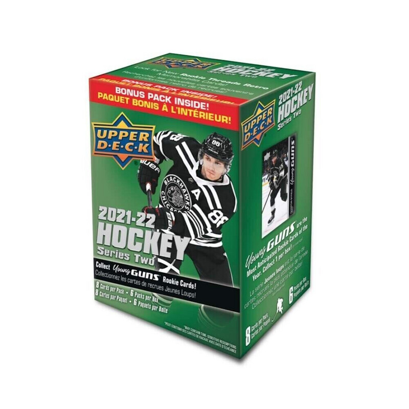 2021-22 Upper Deck Series Two Hockey Blaster Box