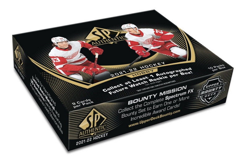 2021-22 Upper Deck SP Authentic Hockey Hobby Box