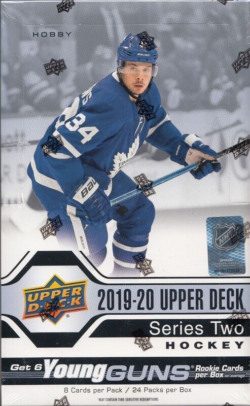 2019-20 Upper Deck Series Two Hockey Hobby Box

