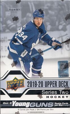 2019-20 Upper Deck Series Two Hockey Hobby Box

