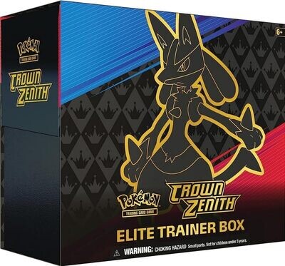 Pokemon Sword and Shield [SS12.5] CROWN ZENITH ELITE TRAINER BOX