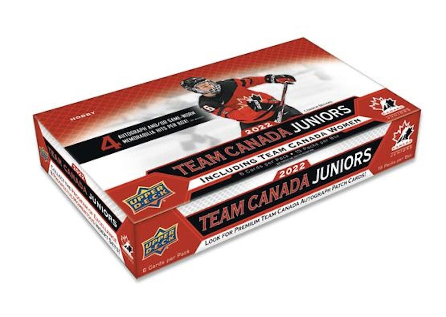 2022 Upper Deck Team Canada Juniors Hockey Hobby Box

