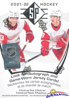 2021-22 Upper Deck SP Hockey Blaster Box
