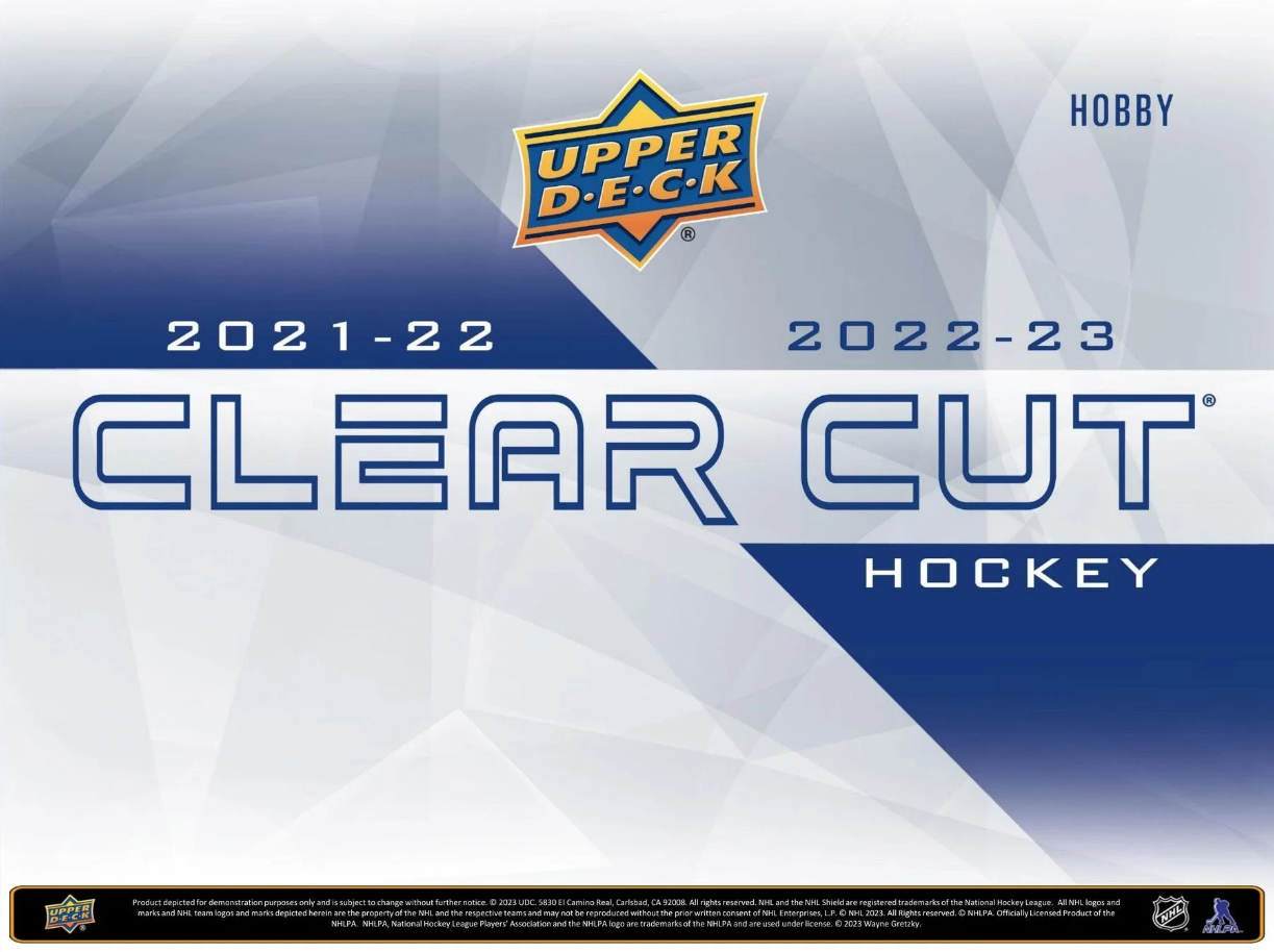 2022-23 Upper Deck Clear Cut Hobby Hobby Box

