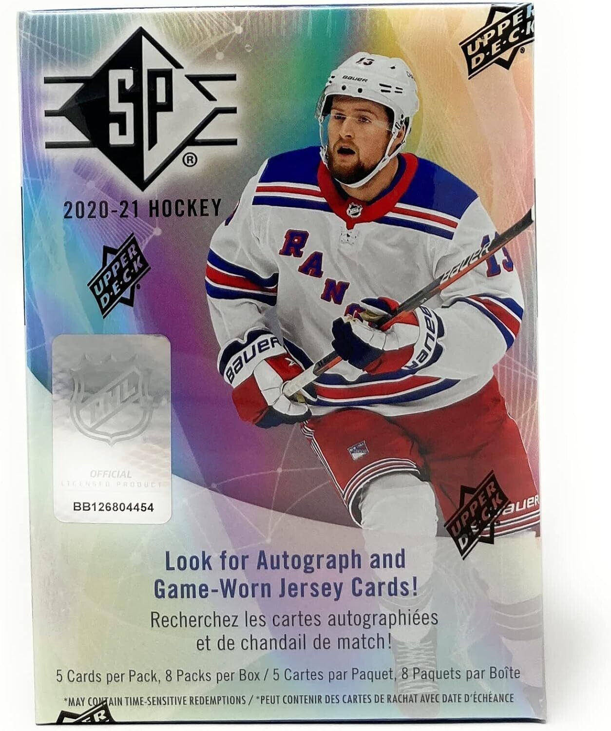 2020-21 Upper Deck SP Hockey Blaster Box

