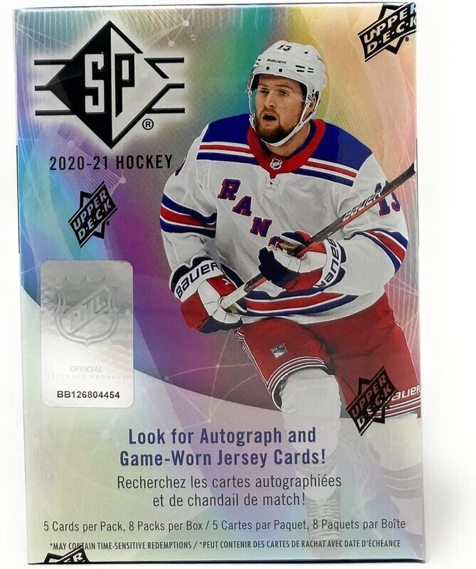 2020-21 Upper Deck SP Hockey Blaster Box

