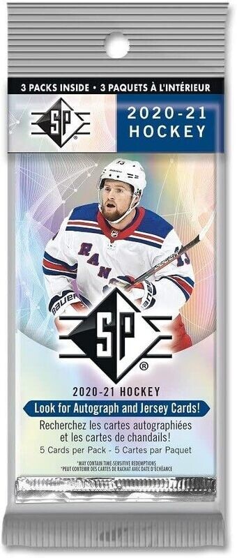 2020-21 Upper Deck SP Hockey Hanger Pack

