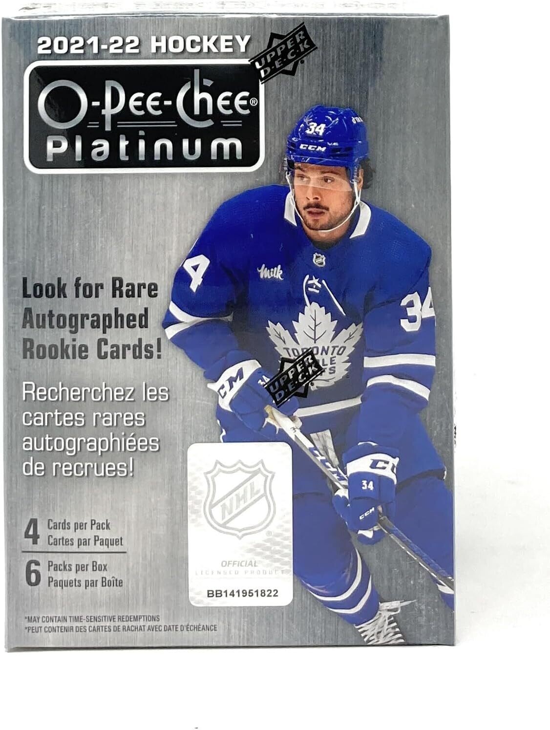 2021-22 O-Pee-Chee Platinum Hockey Blaster Box