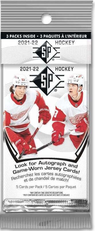 2021-22 Upper Deck SP Hanger Hockey Pack


