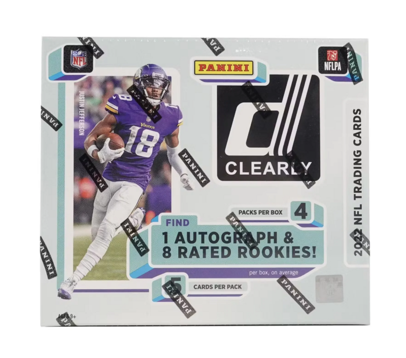 2022-23 Panini Donruss Clearly Football Hobby Box

