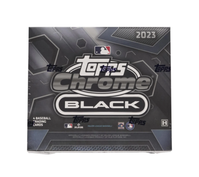 2023 Topps Chrome Black Baseball Hobby Box 2023 Topps Chrome Black Baseball Hobby Box