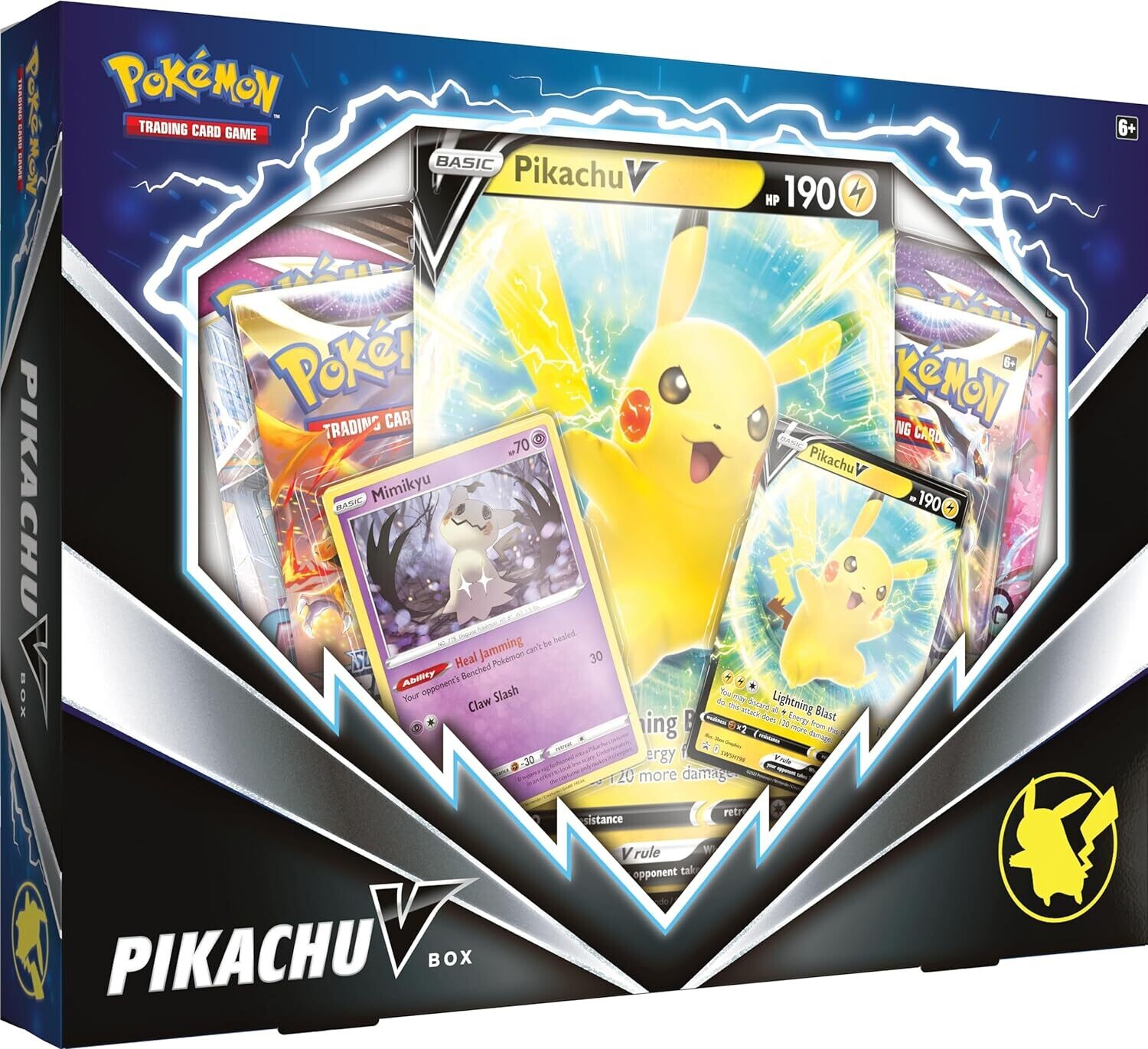 Pokemon Sword and Shield Pikachu V Box