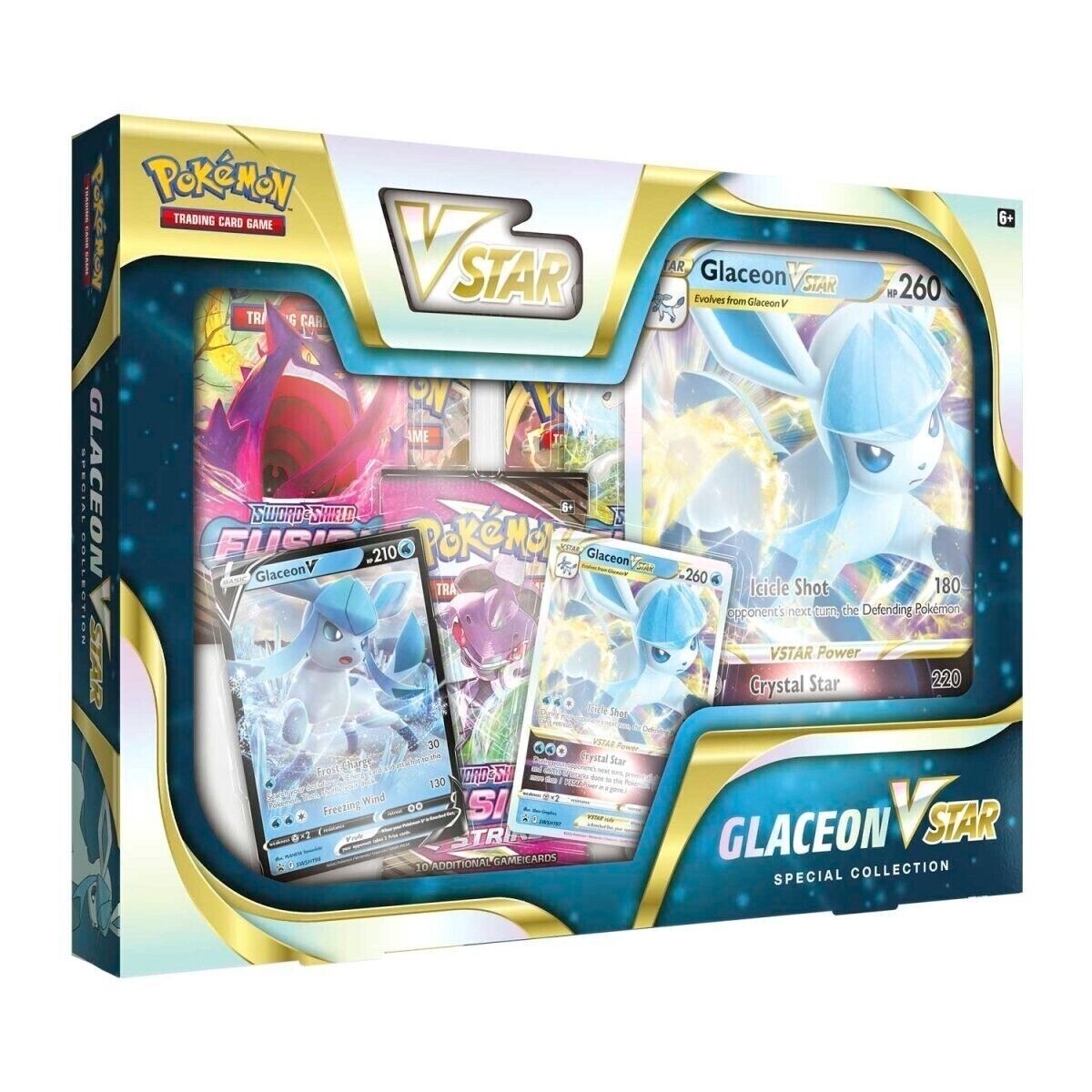 Pokemon Sword and Shield Leafeon / Glaceon V Star Special Edition Box