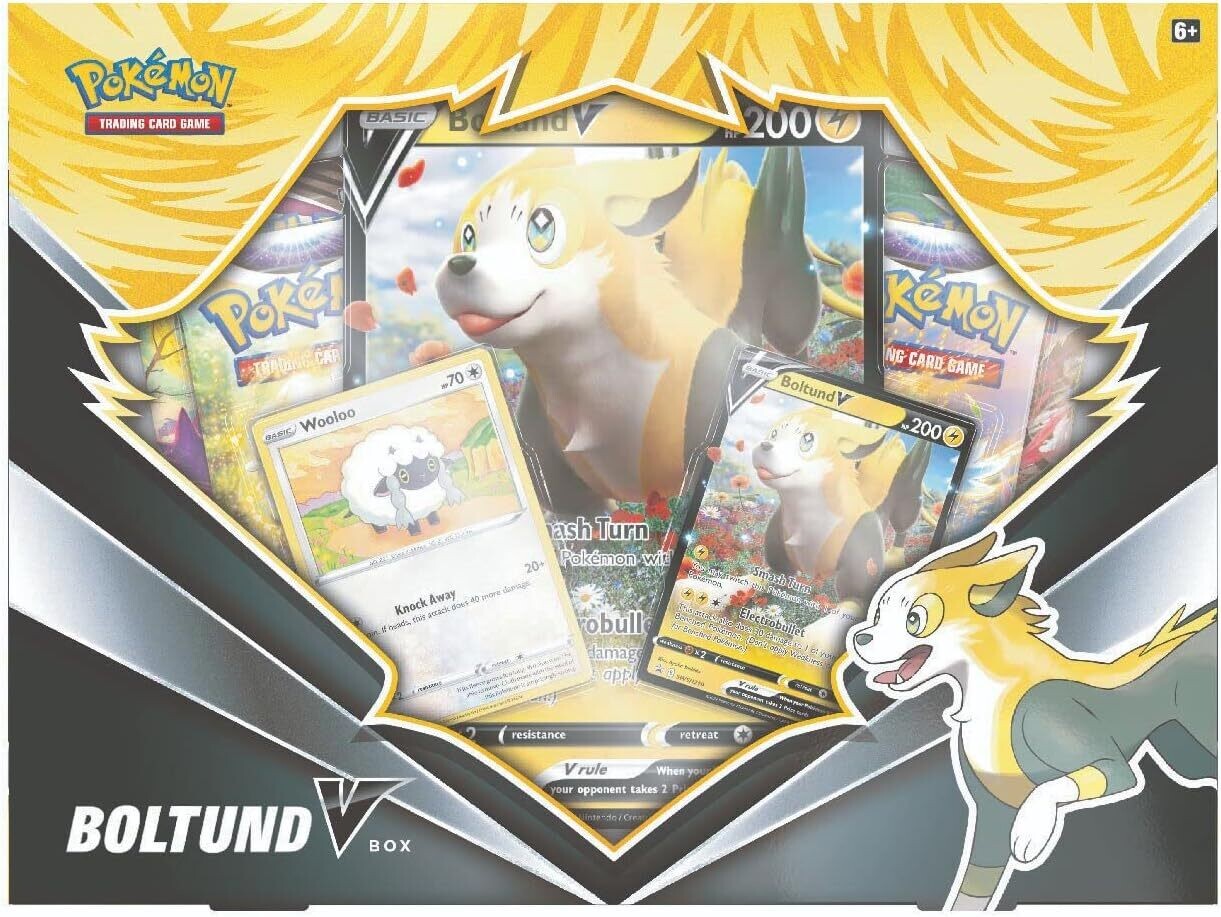 Pokemon Sword and Shield Boltund V Box

