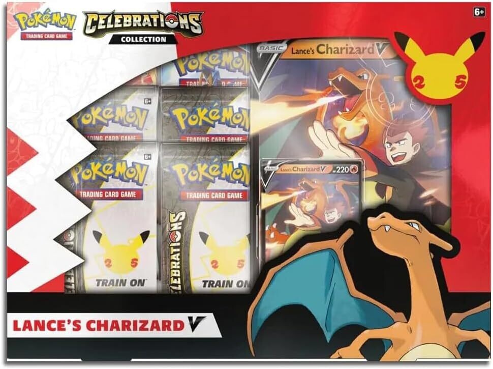 Pokemon Sword and Shield [SS7.5] CELEBRATIONS LANCE&#39;S CHARIZARD V BOX