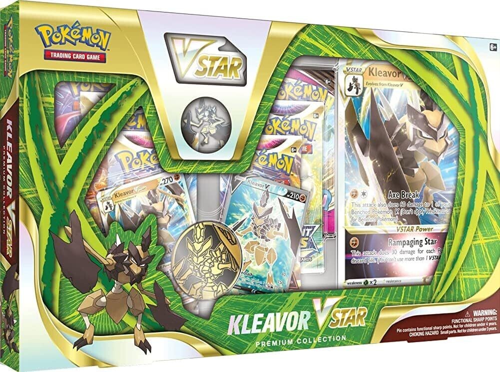 Pokemon Sword and Shield Kleavor V Star Premium Collection Box
