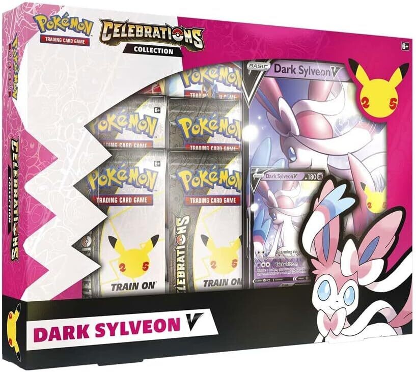 Pokemon Sword and Shield [SS7.5] CELEBRATIONS DARK SYLVEON V BOX