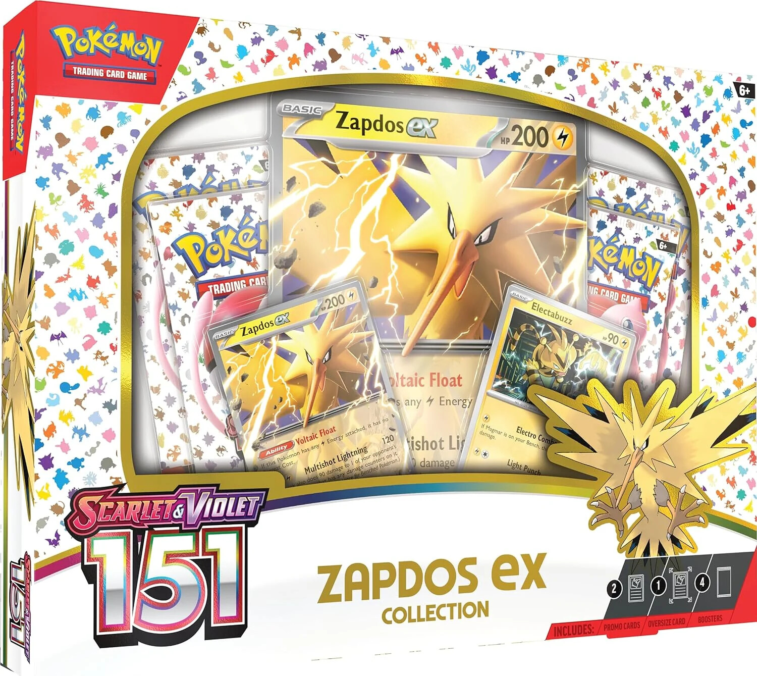 Pokemon Scarlet and Violet [SV3.5] 151 Zapdos EX Collection