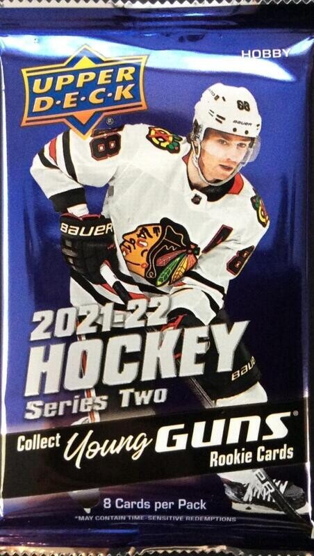 2021-22 Upper Deck Series Two Hockey Hobby Pack


